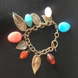 Feather and Gem Bracelets